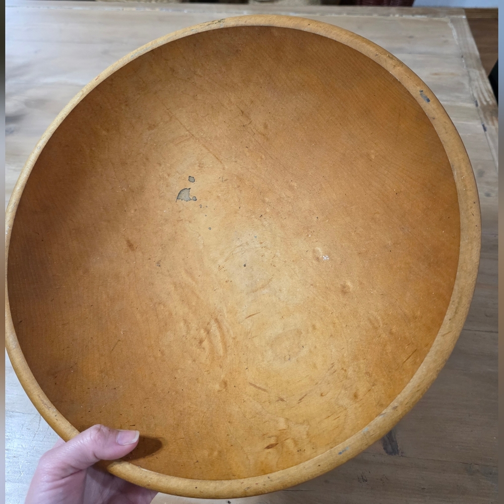 Primitive Antique Dough Bowl